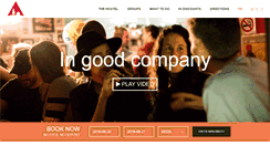 Desktop Screenshot of hostellingmontreal.com